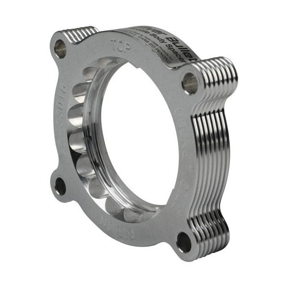 aFe 46-33016 - AFE46-33016 - aFe 11-14 Ford Mustang/ 11-14 Ford F-150 V6 3.7L Silver Bullet Throttle Body Spacer - Silver - Shipped in Europe - Tuningsupply.com