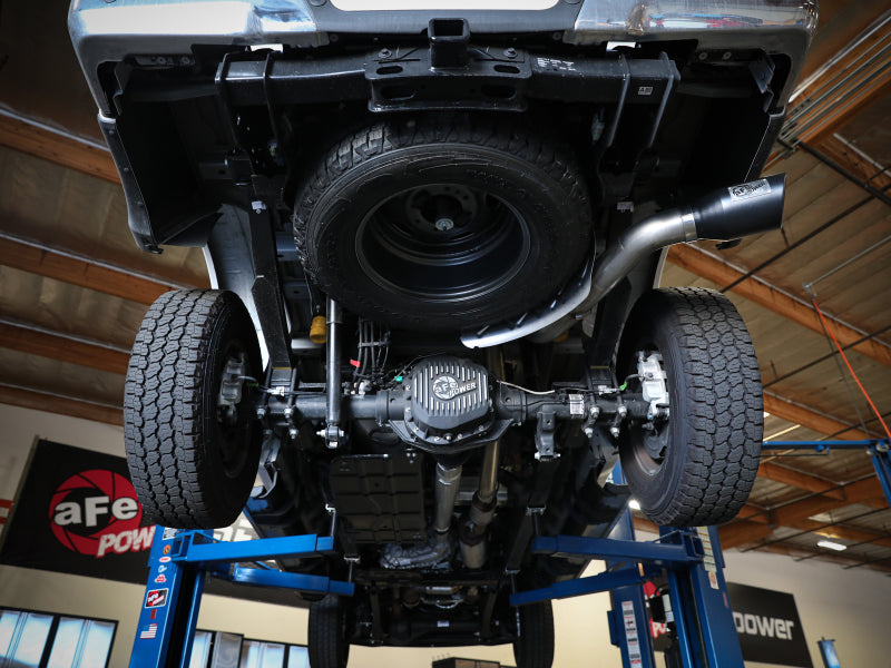 aFe 49-43116NM-P - AFE49-43116NM-P - aFe Apollo GT Series 3-1/2in 409 SS Axle-Back Exhaust 17-20 Ford F-250/F-350 Polished Tip No Muffler - Shipped in Europe - Tuningsupply.com