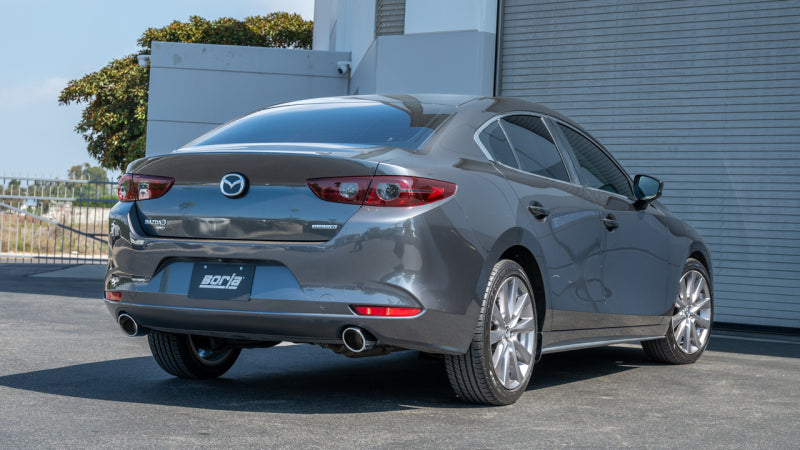Borla 11982 - BOR11982 - Borla 19-23 Mazda 3 NA / 21-23 Mazda 3 Turbo S-Type Axle Back Exhaust w/ 4in Tips - Shipped in Europe - Tuningsupply.com