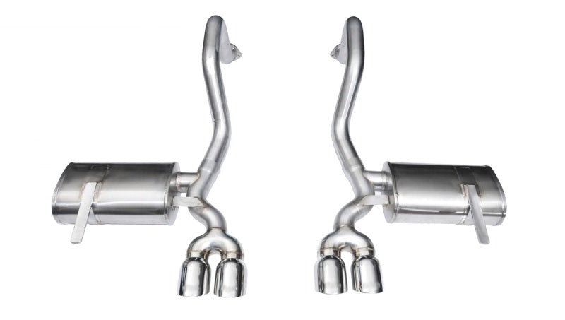 CORSA Performance 14132 - COR14132 - Corsa 1997-2004 Chevrolet Corvette C5 Z06 5.7L V8 Polished Xtreme Axle-Back Exhaust - Shipped in Europe - Tuningsupply.com