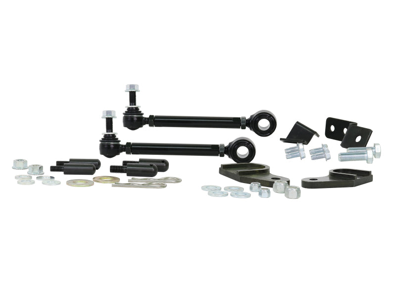 Whiteline KLC237 - WHLKLC237 - Whiteline 07-17 Jeep Wrangler / JK Front Sway Bar Link Kit - Shipped in Europe - Tuningsupply.com