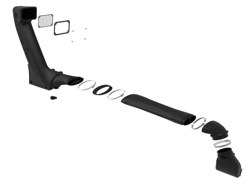 aFe 55-21001 - AFE55-21001 - aFe 18-25 Jeep Wrangler / Gladiator L4/V6 Dynamic Air Scoop (D.A.S) Snorkel - Shipped in Europe - Tuningsupply.com