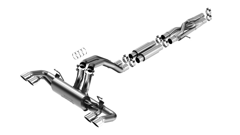 Borla 140892 - BOR140892 - Borla 21-22 Jeep Wrangler Rubicon 392 6.4L V8 AT 4WD 4DR S-Type Cat-Back Exhaust (Stainless) - Shipped in Europe - Tuningsupply.com