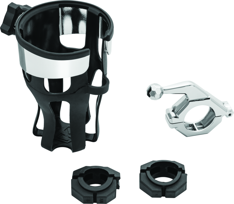 Kuryakyn 6482 - KUR6482 - Kuryakyn Reflex Drink Holder With Bar Mount Universal Chrome - Shipped in Europe - Tuningsupply.com