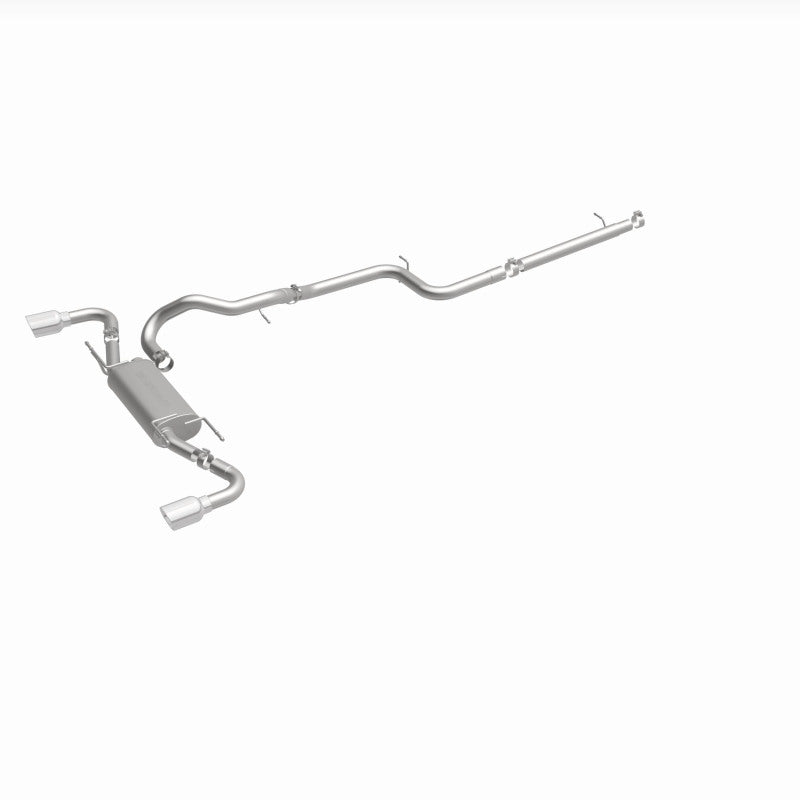 Magnaflow 15146 - MAG15146 - MagnaFlow 10-12 Mazda 3 L4 2.5L Hatchback Split Rear Exit Stainless Cat Back Performance Exhaust - Shipped in Europe - Tuningsupply.com