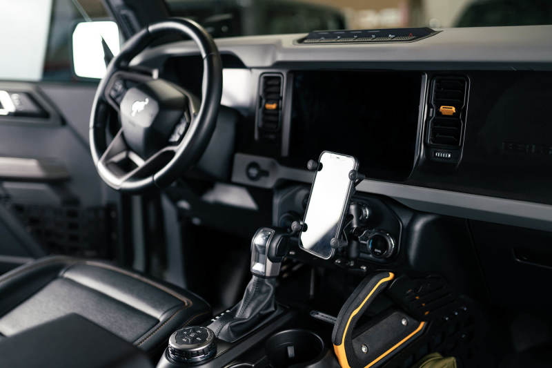 DV8 Offroad CCBR-01 - DVECCBR-01 - DV8 21-23 Ford Bronco Center Console Molle Panels & Bridge - Shipped in Europe - Tuningsupply.com