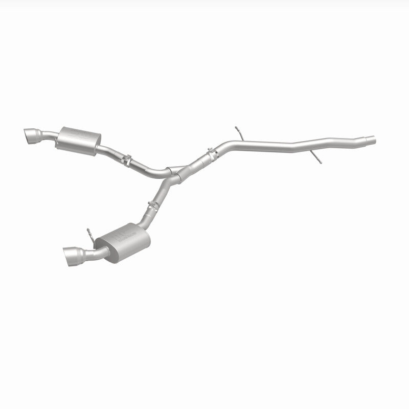 Magnaflow 19390 - MAG19390 - MagnaFlow 18-19 Audi A5 Dual Exit Polished Stainless CatBack Exhaust - 3in Main Piping Diameter - Shipped in Europe - Tuningsupply.com