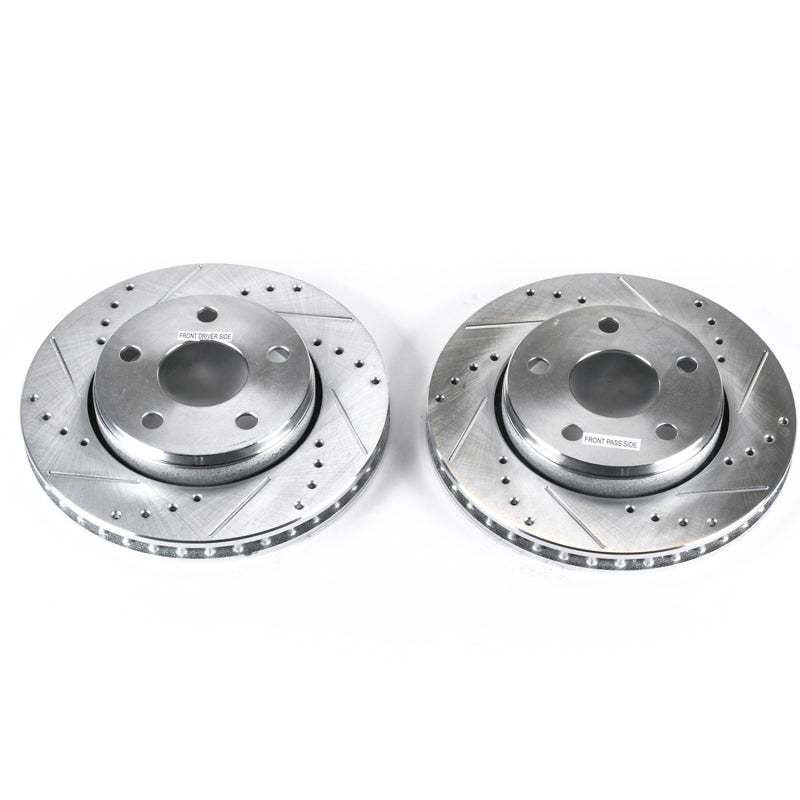 PowerStop AR8780XPR - PSBAR8780XPR - Power Stop 07-17 Jeep Wrangler voor Evolution geboorde en gesleufde rotors - paar - Shipped in Europe - Tuningsupply.com