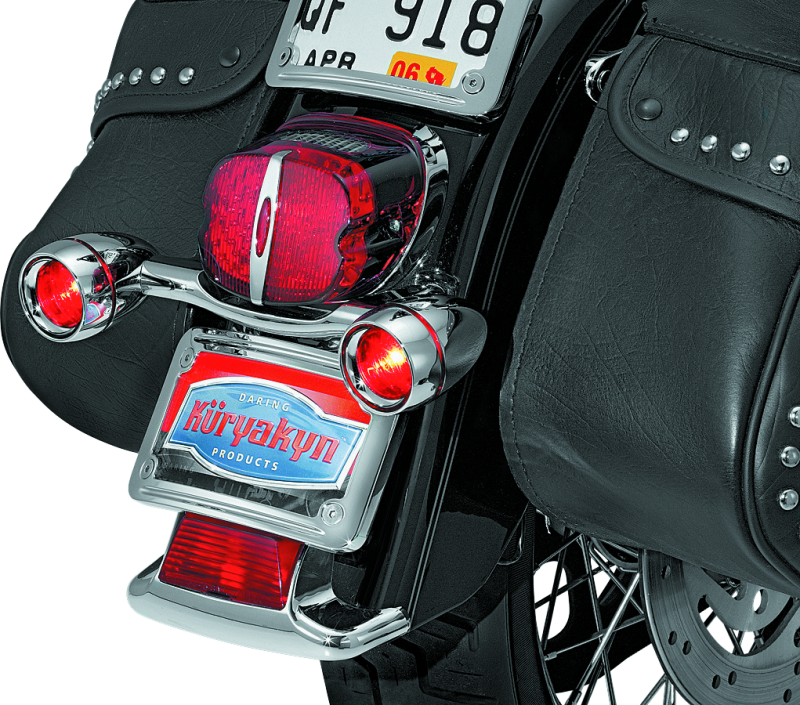 Kuryakyn 2098 - KUR2098 - Kuryakyn Bullet Light Rear Signal Bar - Shipped in Europe - Tuningsupply.com