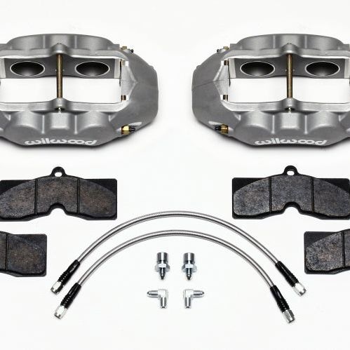 Wilwood 140-10789 - WIL140-10789 - Wilwood D8-4 Front Caliper Kit Clear Corvette C2 / C3 65-82 - Shipped in Europe - Tuningsupply.com