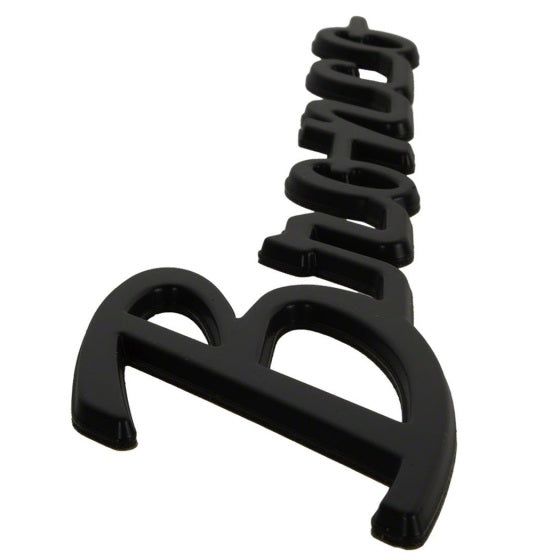 Ford Racing M-1447-BSMB - FRPM-1447-BSMB - Ford Racing 2021+ Bronco Classic Script Fender Badges - Matte Black (Pair) - Shipped in Europe - Tuningsupply.com