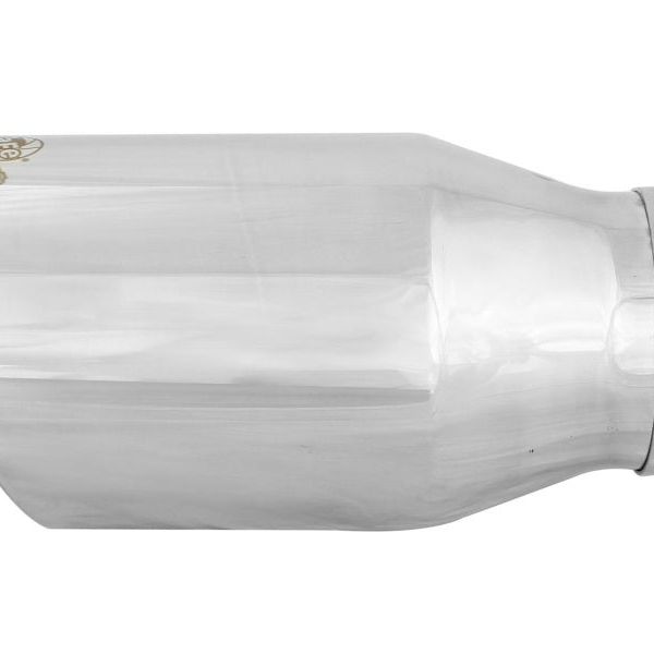 aFe 49T40604-P12 - AFE49T40604-P12 - aFe Diesel Exhaust Tip Bolt On Polished 4in Inlet x 6in Outlet x 12in Length - Shipped in Europe - Tuningsupply.com