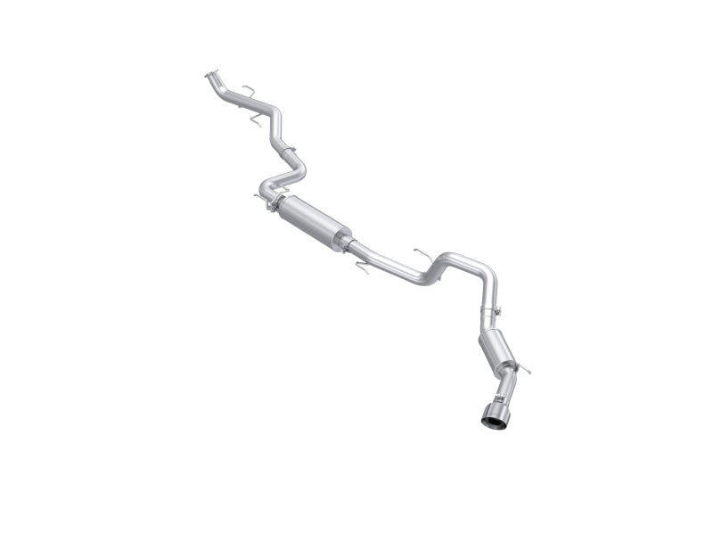 MBRP PS5323AL - MBRPS5323AL - MBRP 2024 Toyota Tacoma Aluminized Steel 3in Cat-Back Single Side Exit - Shipped in Europe - Tuningsupply.com