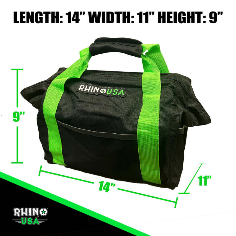 Rhino USA RNO-COMBO-BAG - RSARNO-COMBO-BAG - Rhino USA Recovery Bag (Black) - Shipped in Europe - Tuningsupply.com