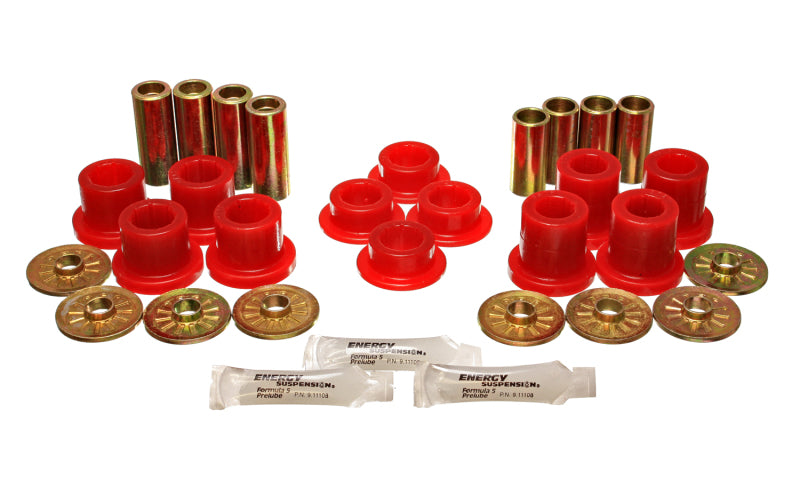 Energy Suspension 5.3125R - ENG5.3125R - Energy Suspension 92-02 Dodge Viper Red Front Control Arm Bushing Set - Shipped in Europe - Tuningsupply.com