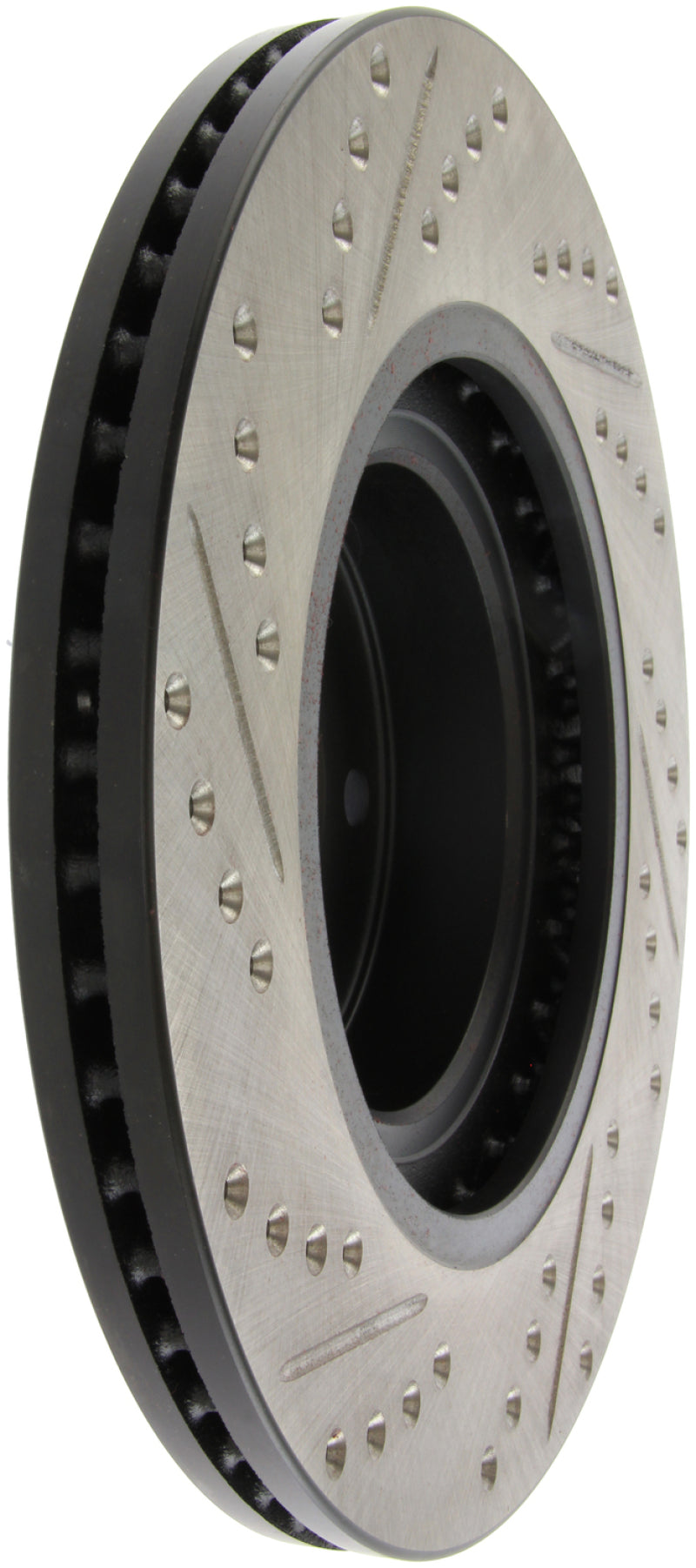 Stoptech 127.47021L - STO127.47021L - StopTech Slotted & Drilled Sport Brake Rotor - Shipped in Europe - Tuningsupply.com