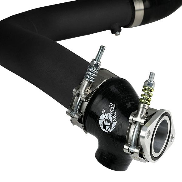 aFe 46-20378-B - AFE46-20378-B - aFe BladeRunner 2.5in Aluminum Hot Side Charge Pipe 15-20 Subaru WRX 2.0T - Black - Shipped in Europe - Tuningsupply.com