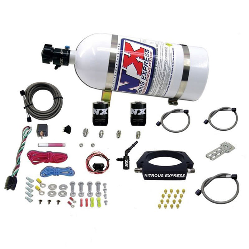 Nitrous Express 20938-10 - NEX20938-10 - Nitrous Express 2014+ Chevrolet Corvette C7 Nitrous Plate Kit (50-300HP) w/10lb Bottle - Shipped in Europe - Tuningsupply.com