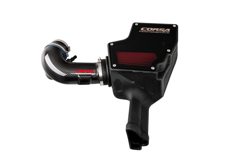 CORSA Performance 44007D - COR44007D - Corsa 2018-2023 Ford Mustang GT 5.0L V8 Carbon Fiber Air Intake w/ DryTech Filter - Shipped in Europe - Tuningsupply.com