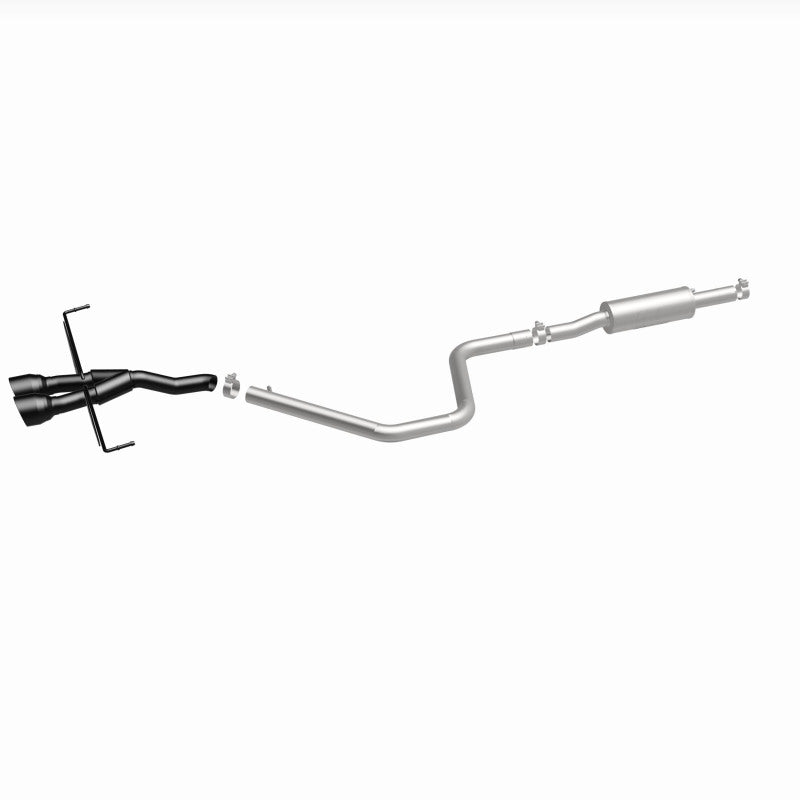 Magnaflow 19455 - MAG19455 - MagnaFlow 2019 Hyundai Veloster 1.6L 2.5in Center Exit Stainless Steel Cat-Back Exhaust w/Blk Tips - Shipped in Europe - Tuningsupply.com