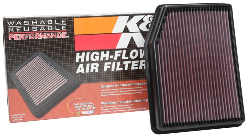 K&N Engineering 33-5083 - KNN33-5083 - K&N 2019 Chevrolet Silverado 1500 V8-5.3L F/I Drop In Air Filter - Shipped in Europe - Tuningsupply.com