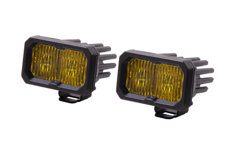 Diode Dynamics DD6407P - DIODD6407P - Diode Dynamics Stage Series 2 In LED Pod Pro - Yellow Fog Standard ABL (Pair) - Shipped in Europe - Tuningsupply.com
