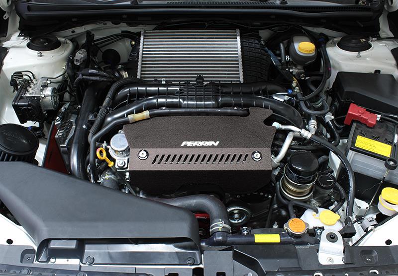 Perrin Performance PSP-ENG-152BK - PERPSP-ENG-152BK - PERRIN 15-21 Subaru WRX Pulley Cover - Black - Shipped in Europe - Tuningsupply.com