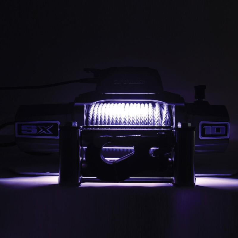 Superwinch - SUW1712200 - Superwinch 12000 LBS 12V DC 3/8in x 85ft Wire Rope SX 12000 Winch - Graphite - Shipped in Europe - Tuningsupply.com