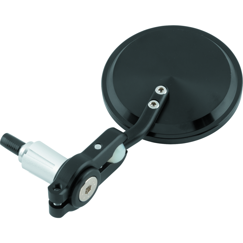 BikeMaster 600381 - BKM600381 - BikeMaster Folding Barend Mirrors 7/8in Handlebars - Pair - Black - Shipped in Europe - Tuningsupply.com