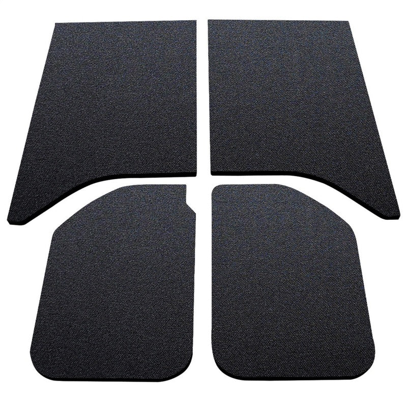 DEI 50138 - DEI50138 - DEI 11-18 Jeep Wrangler JK 2-Door Boom Mat Headliner - 4 Piece - Black - Shipped in Europe - Tuningsupply.com
