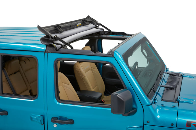Bestop 52454-35 - BES52454-35 - Bestop 20-26 Jeep Gladiator / 18-26 Wrangler JL Sunrider For Hardtop (Black Diamond) - Shipped in Europe - Tuningsupply.com