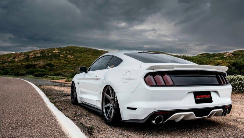 CORSA Performance 14332 - COR14332 - Corsa 2015-2017 Ford Mustang GT 5.0 3in Cat Back Exhaust Polish Dual Tips (Sport) - Shipped in Europe - Tuningsupply.com