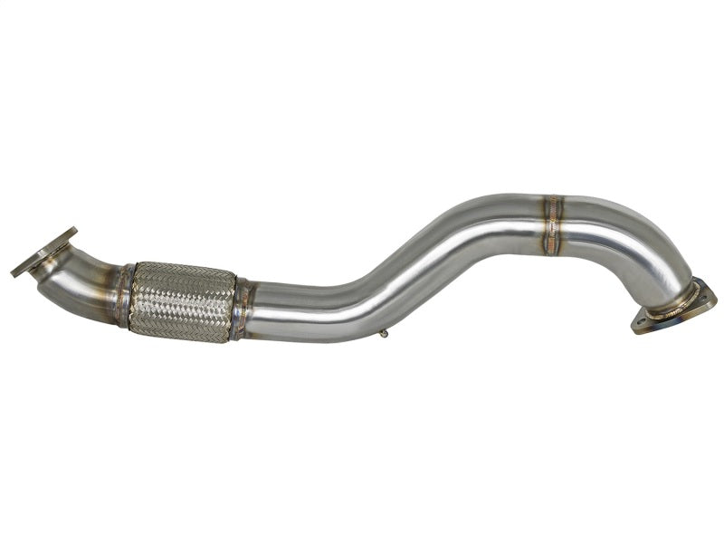 aFe 49-36617 - AFE49-36617 - aFe Twisted Steel 3in Rear Down-Pipe/Mid Pipe 2017+ Honda Civic Type R I4 2.0L (t) - Shipped in Europe - Tuningsupply.com