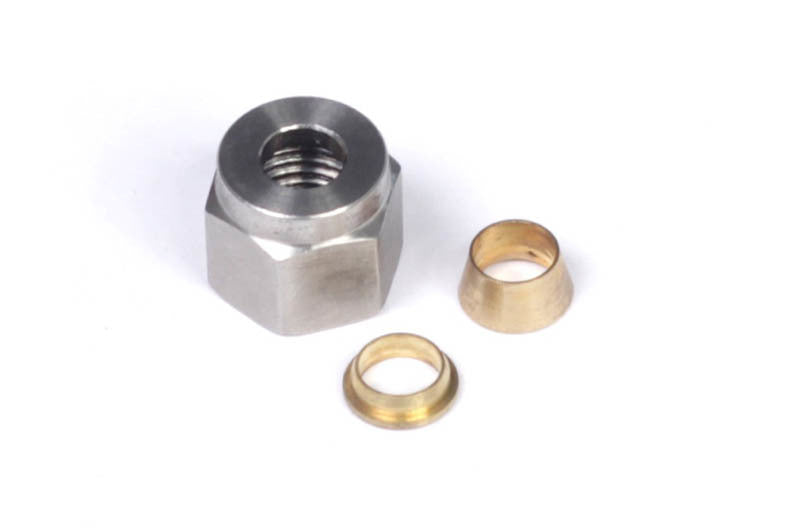 Haltech HT-010808 - HALHT-010808 - Haltech 1/4in Nut & Brass Ferrule - Shipped in Europe - Tuningsupply.com