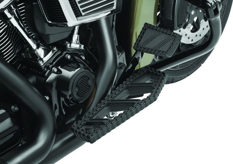 Kuryakyn 3575 - KUR3575 - Kuryakyn Riot Brake Pedal Pad FL Models Satin Black - Shipped in Europe - Tuningsupply.com