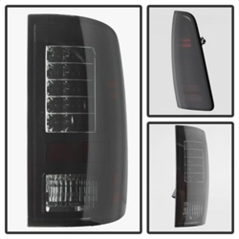 SPYDER 5078124 - SPY5078124 - Spyder Dodge Ram 1500 09-14 LED Tail Lights Incandescent- Blk Smke ALT-YD-DRAM09-LED-BSM - Shipped in Europe - Tuningsupply.com