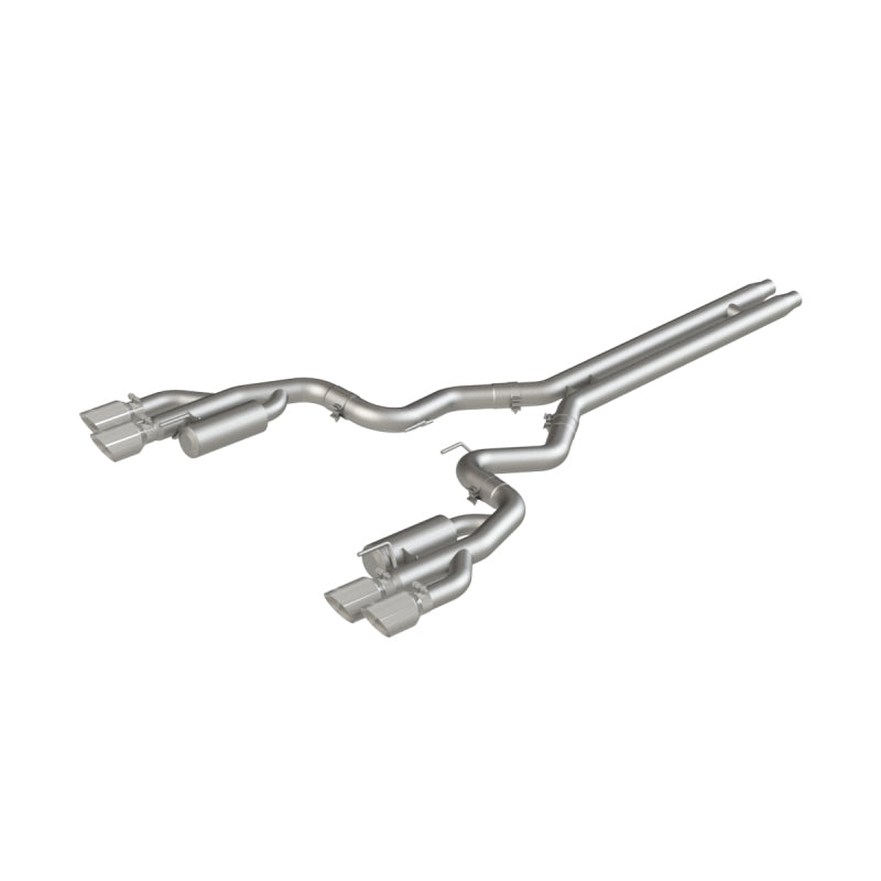 MBRP PS7207AL - MBRPS7207AL - MBRP 18-19 Ford Mustang GT 5.0 3in Cat Back Quad Tip Race Version - AL - Shipped in Europe - Tuningsupply.com