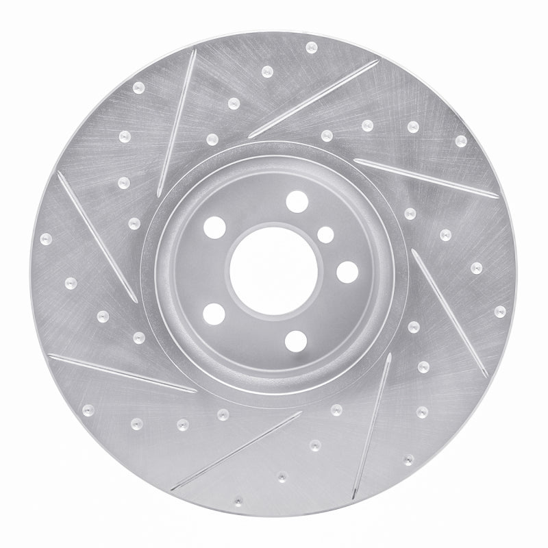 R1 Concepts 631-31133D - RNC631-31133D - R1 16-25 BMW i4 Right Front Drilled & Slotted Silver Brake Rotor - Shipped in Europe - Tuningsupply.com