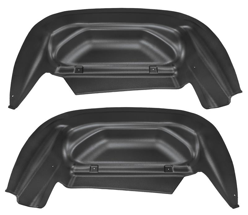 Husky Liners - HSL79011 - Husky Liners 14-15 Chevy/GMC Silverado/Sierra Black Rear Wheel Well Guards - Shipped in Europe - Tuningsupply.com