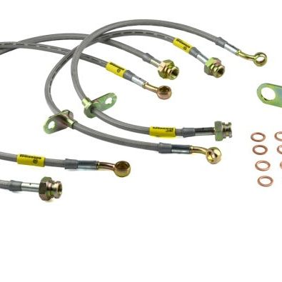 Goodridge 20024 - GRI20024 - Goodridge 06-11 Honda Civic (Rear Disc Models) Stainless Steel Brake Line Kit - Shipped in Europe - Tuningsupply.com
