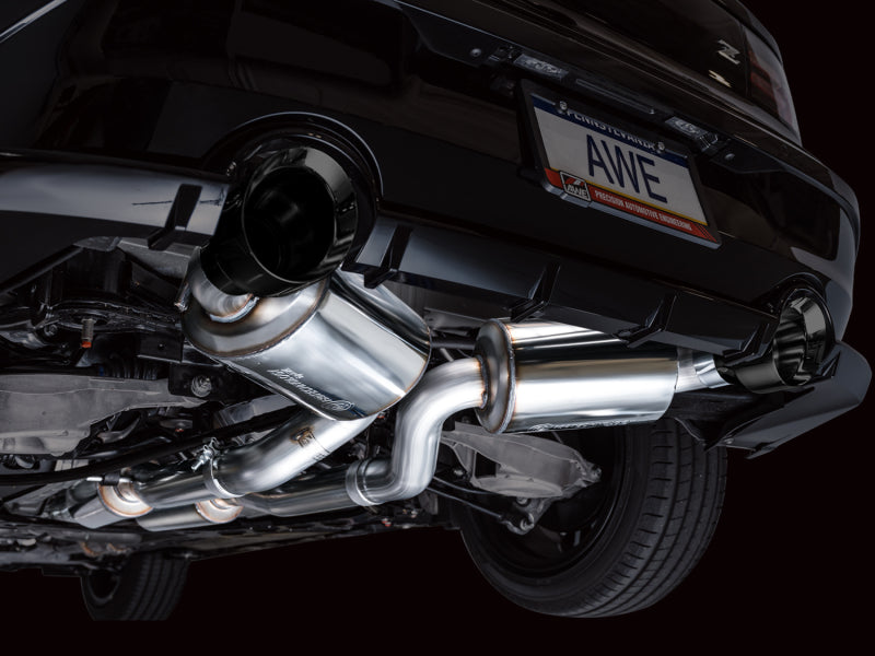 AWE Tuning 3015-33400 - AWE3015-33400 - AWE 2023 Nissan Z RZ34 RWD Touring Edition Catback Exhaust System w/ Diamond Black Tips - Shipped in Europe - Tuningsupply.com
