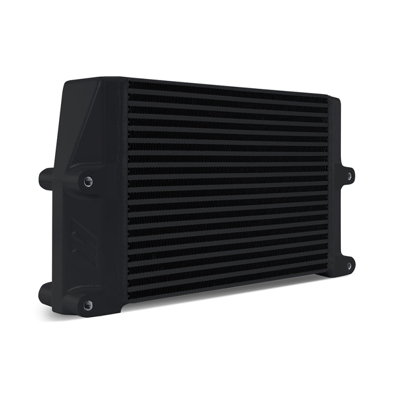 Mishimoto MMOC-SSO-10BK - MISMMOC-SSO-10BK - Mishimoto Heavy-Duty Oil Cooler - 10in. Same-Side Outlets - Black - Shipped in Europe - Tuningsupply.com
