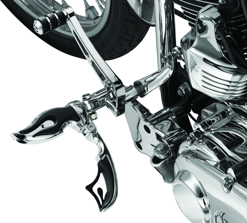 Kuryakyn 4411 - KUR4411 - Kuryakyn Flamin Switchblade With Male Mount Adapter Chrome - Shipped in Europe - Tuningsupply.com
