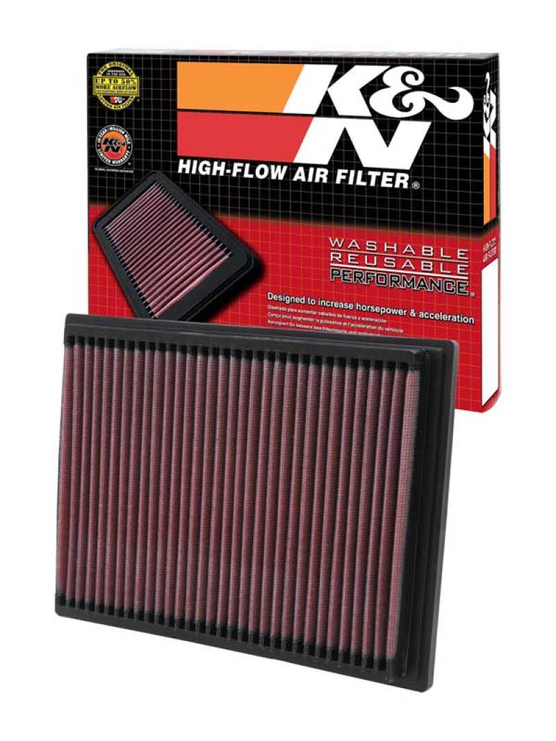 K&N Engineering 33-2070 - KNN33-2070 - K&N 90-06 BMW 2.0/2.2/2.5/2.8/3.0/3.2L Drop In Air Filter - Shipped in Europe - Tuningsupply.com
