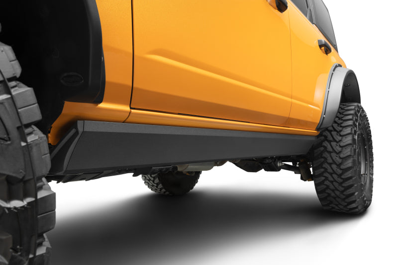 Go Rhino - GOR20412974PC - RealTruck 21-24 Ford Bronco 4dr VoltStep Electric Running Board Kit (No Drill) - Tex. Blk - Shipped in Europe - Tuningsupply.com