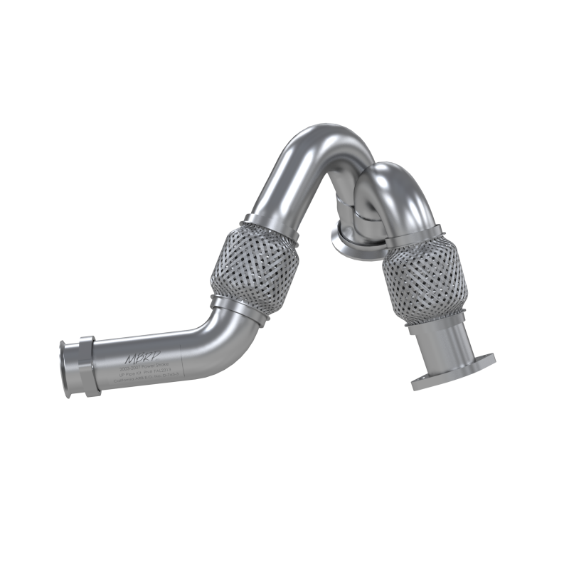 MBRP PFAL2313 - MBRPFAL2313 - MBRP Ford Powerstroke 6.0L Dual Up Pipe Kit - Shipped in Europe - Tuningsupply.com