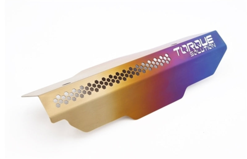 Torque Solution TS-SU-879-PR - TQSTS-SU-879-PR - Torque Solution 02-14 Subaru WRX Engine Pulley Cover - Titanium Burnt Purple/Blue - Shipped in Europe - Tuningsupply.com