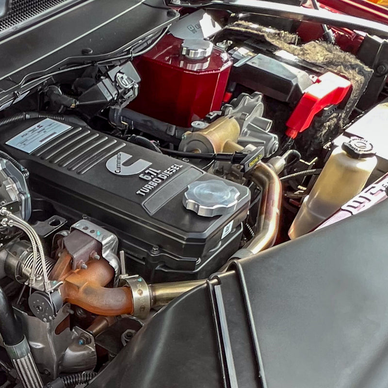 Wehrli WCF100394 - WCFWCF100394 - Wehrli 98.5-23 Cummins Billet Aluminum Clear Anodized Oil Fill Cap - Shipped in Europe - Tuningsupply.com