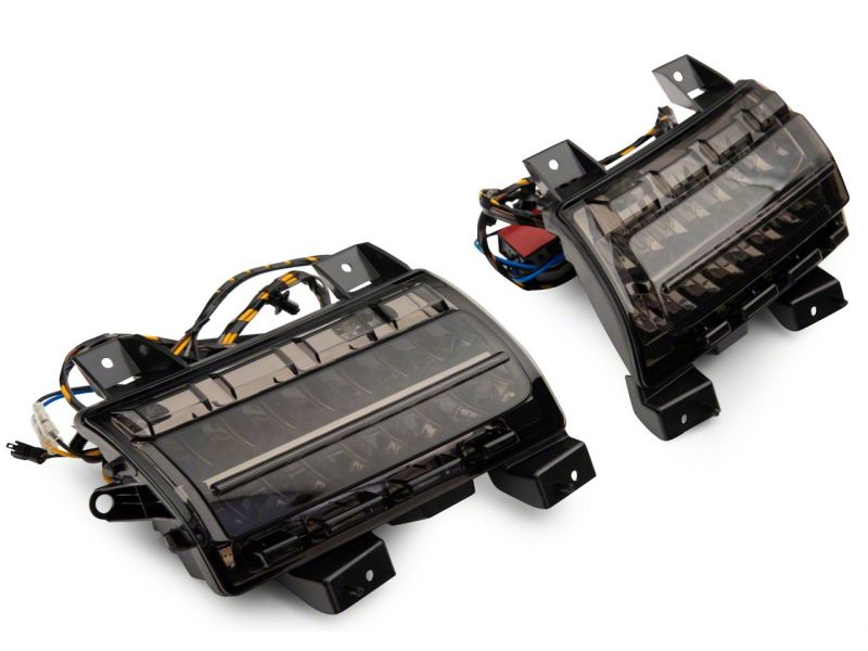 Raxiom J155019-JL - RAXJ155019-JL - Raxiom 18-23 Jeep Wrangler JL Sport Axial Series SEQL LED Parking/Turn Signal Lights- Smoked - Shipped in Europe - Tuningsupply.com