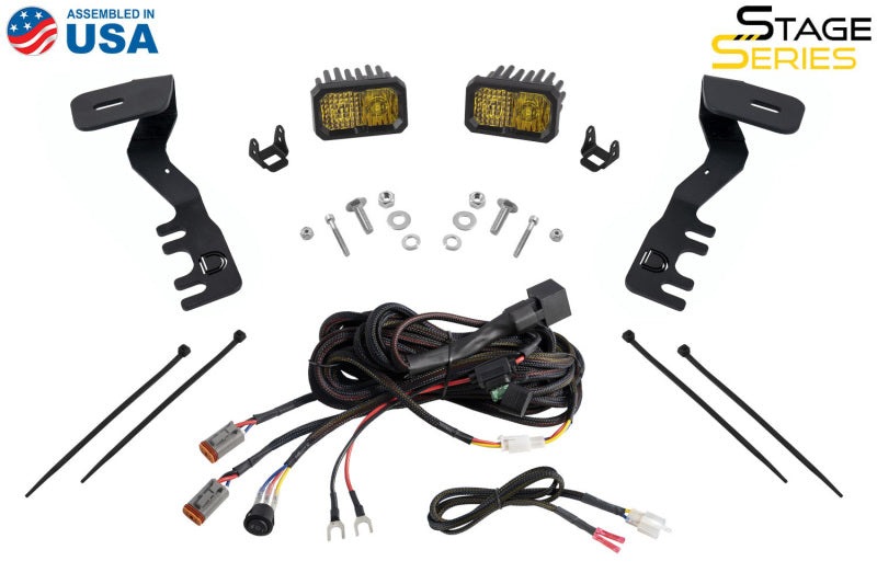 Diode Dynamics DD7941 - DIODD7941 - Diode Dynamics 2024+ Toyota Tacoma SS3 LED Ditch Light Kit- Pro Yellow Combo - Shipped in Europe - Tuningsupply.com